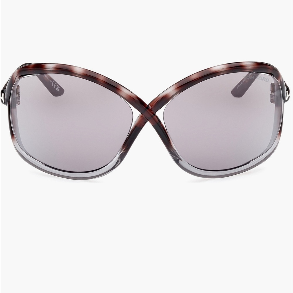 TOM FORD Bettina 68mm oversized butterfly sunglasses. Never worn. No scratches.